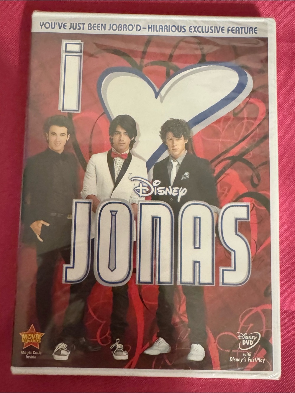 Disney I Heart Jonas DVD / Jonas Brothers Merch / Jonas Brothers DVD